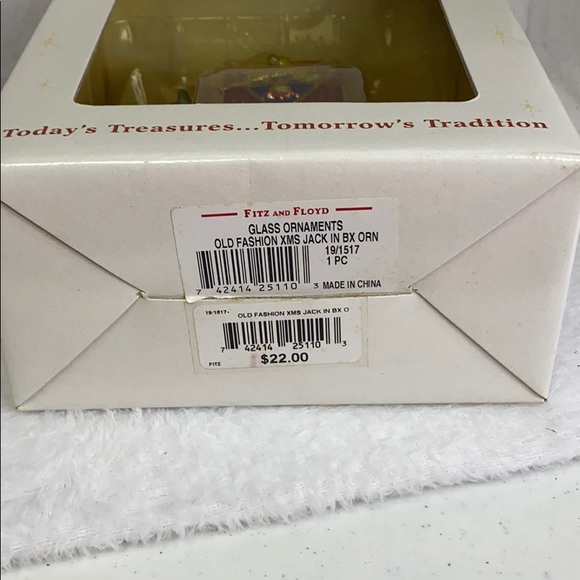 Fitz and Floyd Vintage X-mas Jack in the Box - Picture 9 of 9